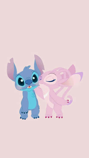 Stitchand Angel Valentines Day Wallpaper