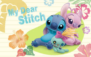 Stitchand Angel Valentines Day Wallpaper