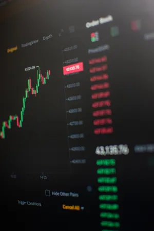 Stock Market Analysis Display Wallpaper