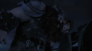 Stoick Talking To Hiccup How To Train Your Dragon The Hidden World Wallpaper