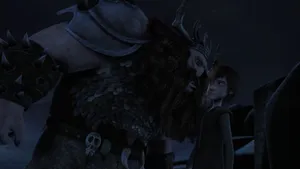 Stoick Talking To Hiccup How To Train Your Dragon The Hidden World Wallpaper