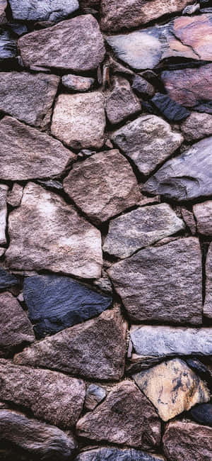 Stone Wall Texture Vertical Wallpaper