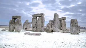 Stonehenge In Winter Season Wallpaper
