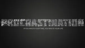Stop Wasting Time Motivational Quotes Wallpaper