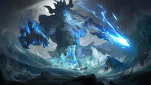 Storm_ God_ Summoning_ Lightning Wallpaper