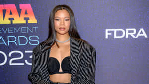 Storm Reid N A A C P Awards2023 Wallpaper