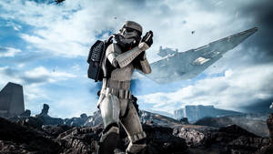 Stormtrooper In The Star Wars Universe Wallpaper