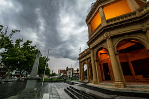 Stormy_ Skies_ Over_ Bendigo_ Architecture Wallpaper