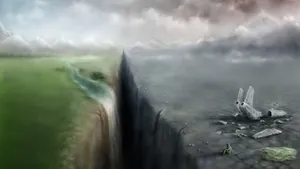 Stranded Plane Crash Survivor Wallpaper