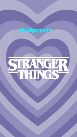 Stranger Things Girly Heart Wallpaper