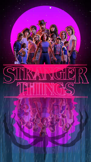 Stranger Things Girly Mirror Image Wallpaper