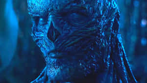 Stranger Things Vecna Blue Palette Wallpaper