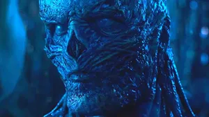 Stranger Things Vecna Blue Palette Wallpaper