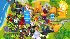 Strategic Tower Defense Battle Wallpaper