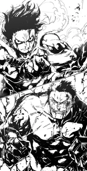 Straw Hat Pirates Crew In Action Wallpaper