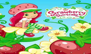 Strawberry Shortcake Cartoon Aesthetic Wallpaper