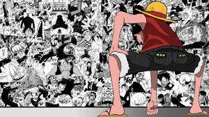 Strawhat Pirates Arrive At Enies Lobby Wallpaper