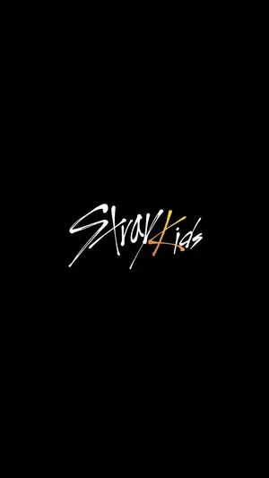 Stray Kids Logoon Black Background Wallpaper