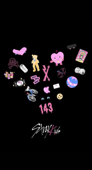 Stray Kids Maxident Heart Wallpaper