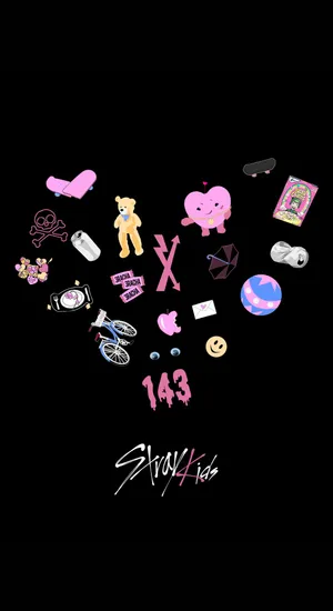 Stray Kids Maxident Heart Wallpaper