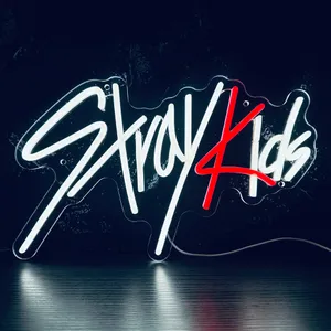 Stray Kids Neon Sign Logo Wallpaper