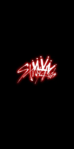 Stray Kids Neon Signature Logo Wallpaper