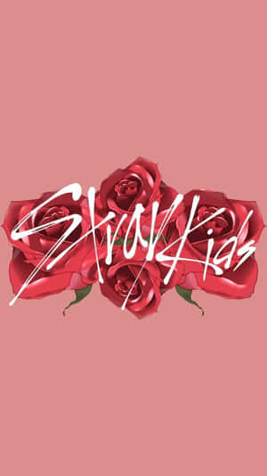 Stray_ Kids_ Rose_ Logo Wallpaper