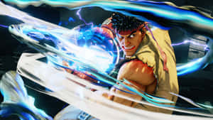 Street Fighter 4k Ryu & His Hadouken Wallpaper