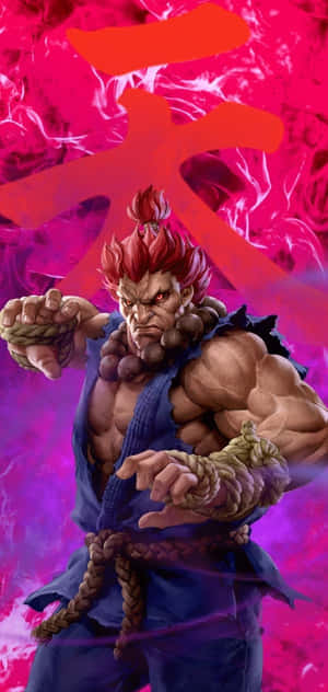 Street Fighter Akuma Fierce Stance Wallpaper