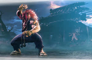 Street Fighter Akuma Power Stance Wallpaper