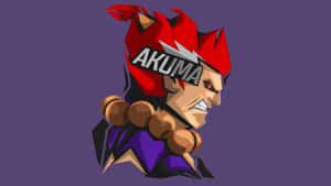 Street Fighter Akuma Vector Art Wallpaper