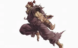 Street Fighter Akumain Action Wallpaper
