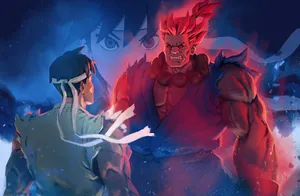 Street Fighter Alpha Faceoff Wallpaper