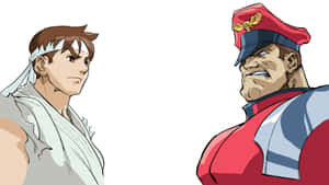 Street Fighter Alpha Ryuvs Bison Wallpaper