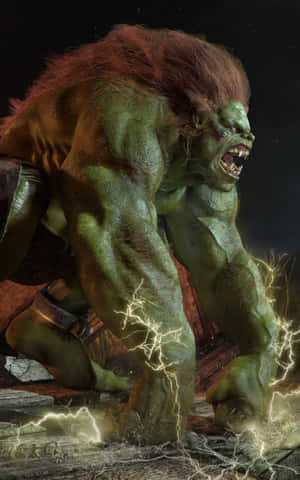 Street Fighter Blanka Electric Rage Wallpaper