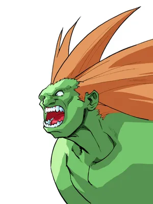 Street Fighter Blanka Roaring Wallpaper