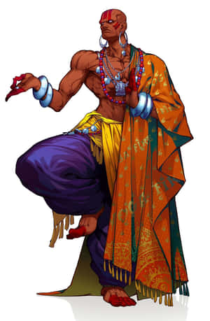 Street Fighter Dhalsim Artwork Wallpaper