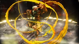 Street Fighter Dhalsim Fire Attack Wallpaper