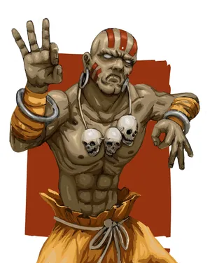 Street Fighter Dhalsim Pose Wallpaper