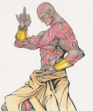 Street Fighter Dhalsim Pose Wallpaper