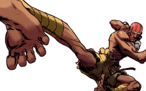 Street Fighter Dhalsim Stretching Attack Wallpaper