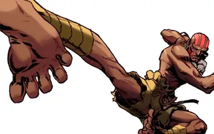 Street Fighter Dhalsim Stretching Attack Wallpaper