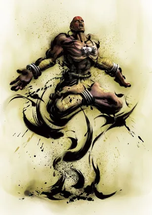 Street Fighter Dhalsim Yoga Master Art Wallpaper