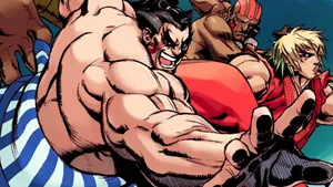 Street Fighter E Honda Action Wallpaper