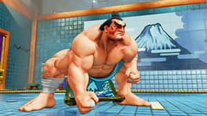 Street Fighter E Honda Readyto Fight Wallpaper