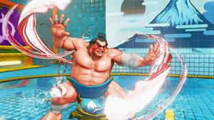 Street Fighter E Honda Special Move Wallpaper