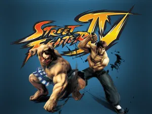 Street Fighter E Hondaand Ryu Action Pose Wallpaper