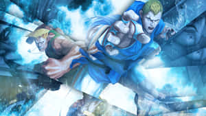 Street Fighter Guile Action Artwork Wallpaper