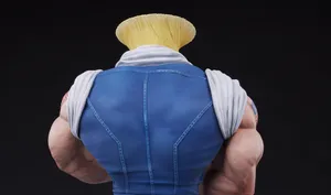 Street Fighter Guile Back Pose Wallpaper