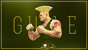 Street Fighter Guile Power Pose Wallpaper